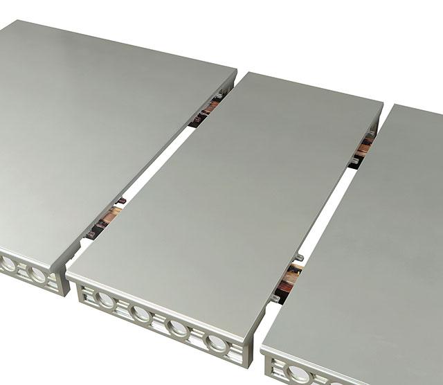 ADALIA Dining Table, Silver - Rebatta Home Store