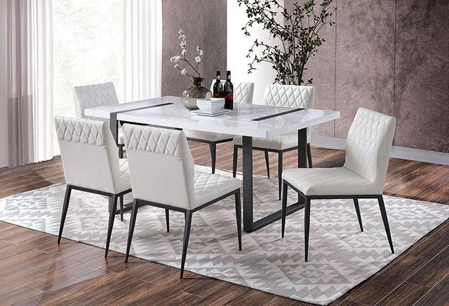 Alessia 7 Pc Dining Table Set