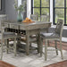 ANAYA Counter Ht. Table, Gray - Rebatta Home Store
