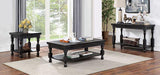 CALANDRA Sofa Table, Antique Black - Rebatta Home Store