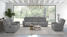 Antonius Manual Recliner Loveseat w/ Console - Rebatta Home Store