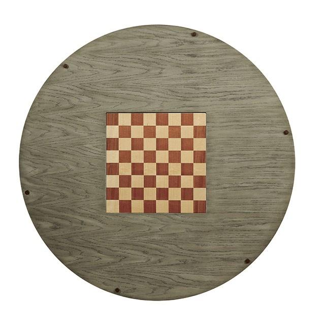 YELENA Gray Game Table - Rebatta Home Store