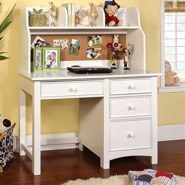 Omnus White Desk - Rebatta Home Store
