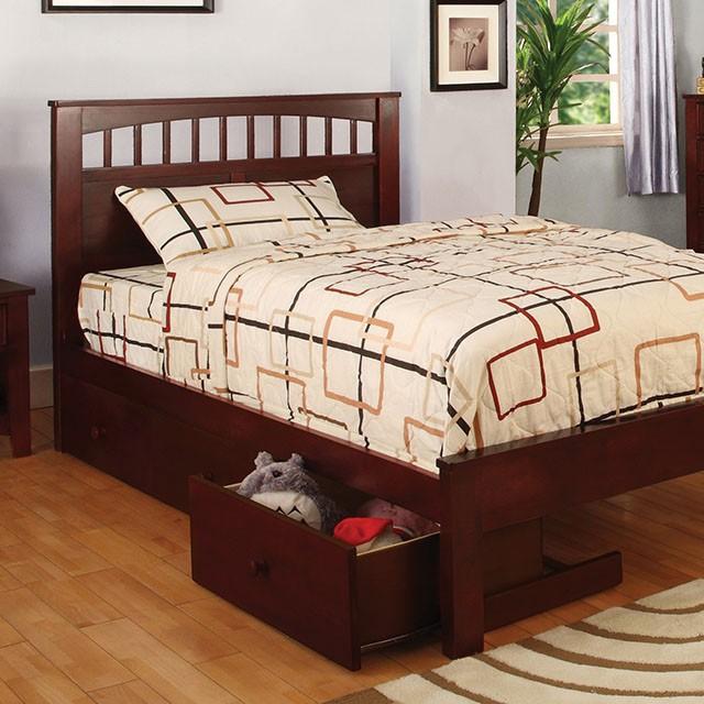 Carus Cherry Twin Bed - Rebatta Home Store