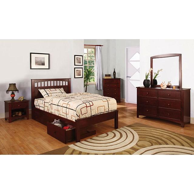 Carus Cherry Twin Bed - Rebatta Home Store