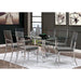 Casper Chrome Dining Table - Rebatta Home Store