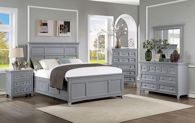 CASTLILE Dresser, Gray - Rebatta Home Store