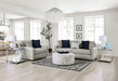CHANCERY Sofa, Gray/Navy - Rebatta Home Store