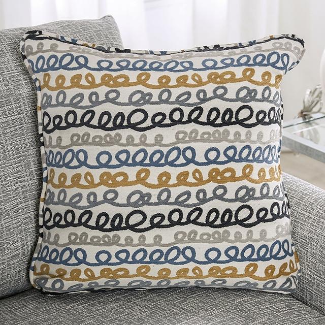 CHANCERY Sofa, Gray/Navy - Rebatta Home Store