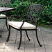 Charissa Antique Black/Beige Arm Chair (4/CTN) - Rebatta Home Store