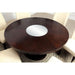 Cimma Espresso Round Dining Table - Rebatta Home Store
