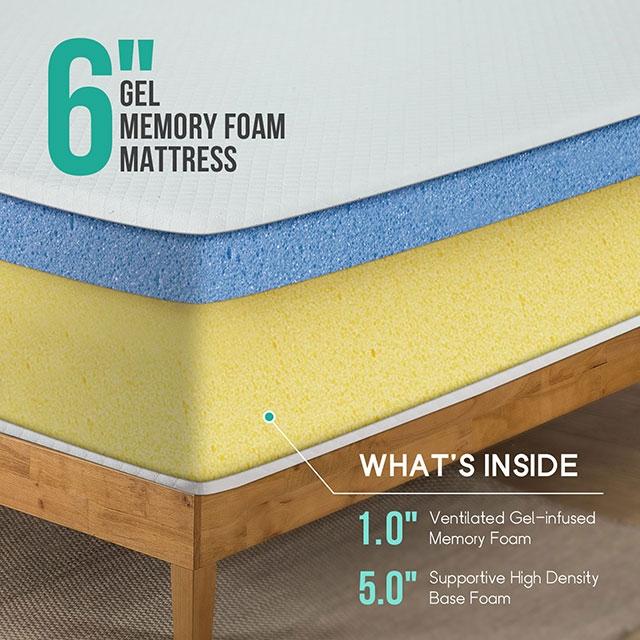 Artemisia 6" Full Memory Foam Mattress - Rebatta Home Store