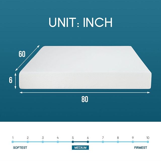 Artemisia 6" Full Memory Foam Mattress - Rebatta Home Store