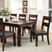 DICKINSON I Dark Cherry Dining Table w/ 18" Leaf - Rebatta Home Store