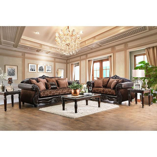 ELPIS Brown/Espresso Sofa - Rebatta Home Store