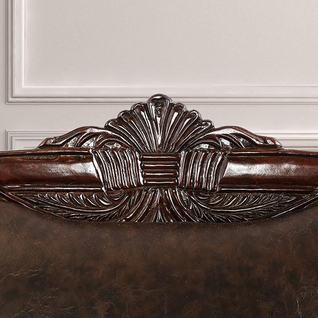 ELPIS Brown/Espresso Sofa - Rebatta Home Store