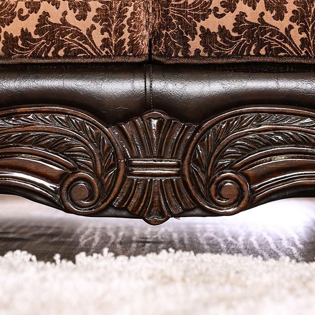 ELPIS Brown/Espresso Sofa - Rebatta Home Store