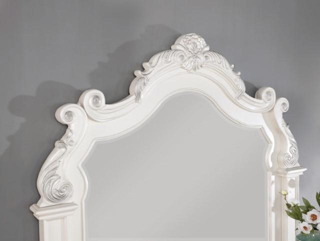 ESPARANZA Mirror, Pearl White - Rebatta Home Store