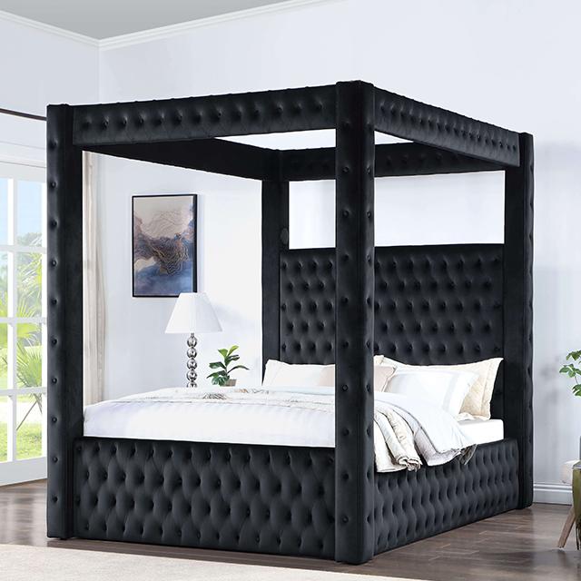 Etherea Bed Gray & Black - Rebatta Home Store