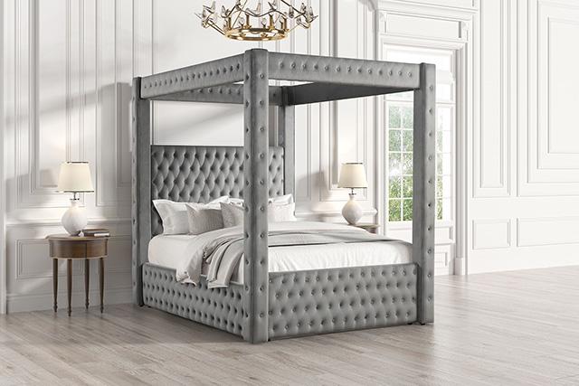 Etherea Bed Gray & Black - Rebatta Home Store