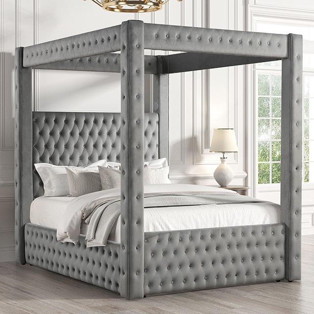 Etherea Bed Gray & Black - Rebatta Home Store