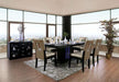 Evangeline Black/Beige Dining Table - Rebatta Home Store