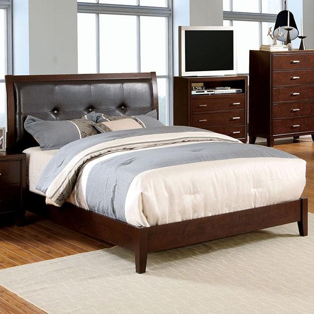 Enrico Bed Brown, Grey, & Black - Rebatta Home Store