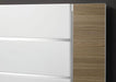 ERLANGEN Cal.King & E.King Bed, White/Natural - Rebatta Home Store