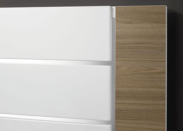 ERLANGEN Cal.King & E.King Bed, White/Natural - Rebatta Home Store
