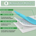 Coreopsis 8" Twin Memory Foam Wave Comfort - Rebatta Home Store