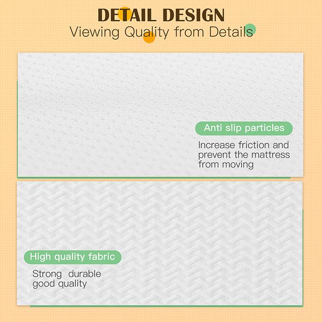Forsythia 8" Full Green Tea Gel Memory Foam - Rebatta Home Store