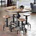 Foskey Antique Black Dining Table - Rebatta Home Store