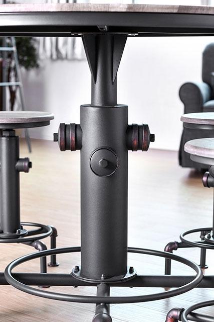 Foskey Antique Black Dining Table - Rebatta Home Store
