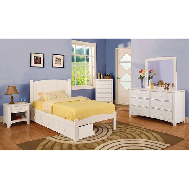 Corry White Dresser - Rebatta Home Store