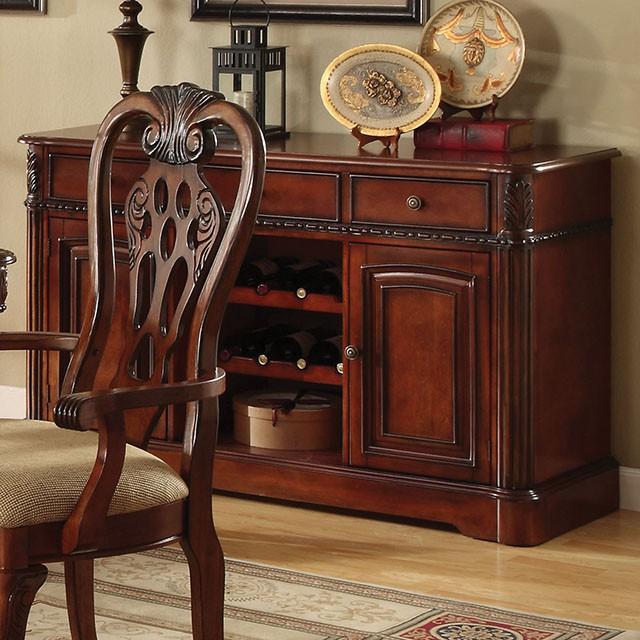 GEORGETOWN Antique Cherry Dining Table w/ Double Pedestals - Rebatta Home Store