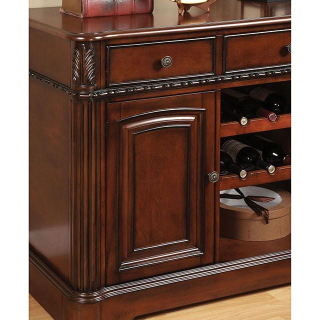 GEORGETOWN Antique Cherry Dining Table w/ Double Pedestals - Rebatta Home Store