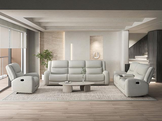 Giraldus Manual Recliner Loveseat w/ Console - Rebatta Home Store