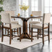 GLENBROOK Brown Cherry Counter Ht. Table - Rebatta Home Store