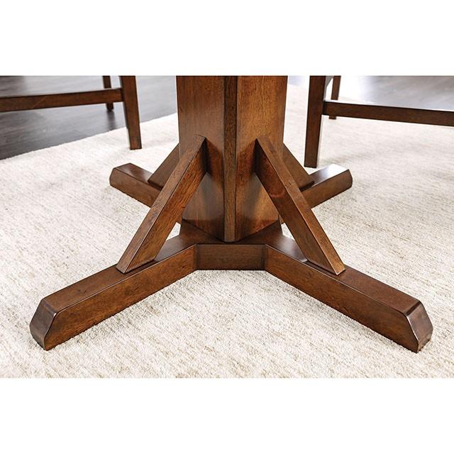 GLENBROOK Brown Cherry Counter Ht. Table - Rebatta Home Store