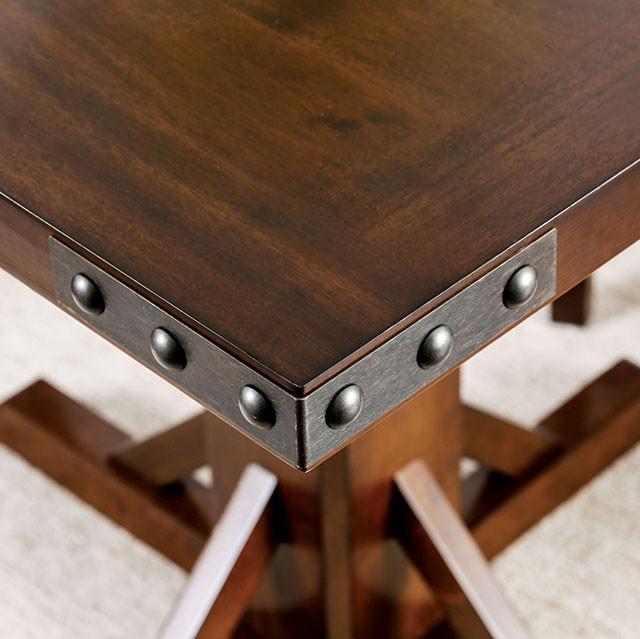 GLENBROOK Brown Cherry Counter Ht. Table - Rebatta Home Store