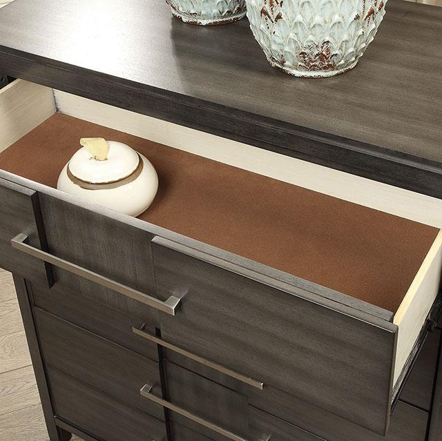 Berenice Gray Chest - Rebatta Home Store