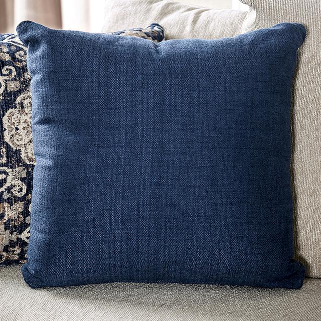 BELSIZE Sofa, Beige/Navy - Rebatta Home Store