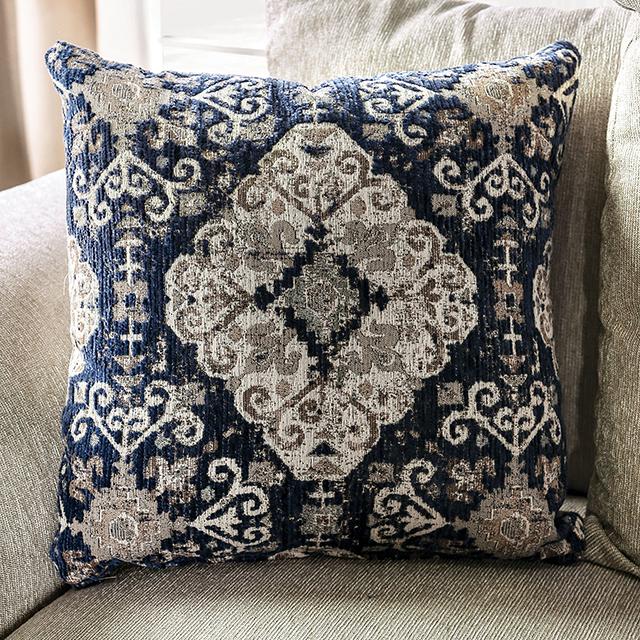BELSIZE Sofa, Beige/Navy - Rebatta Home Store