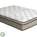 Lilium White/Brown 13" Euro Pillow Top, Queen - Rebatta Home Store