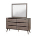 Lennart Gray Rectangular Mirror - Rebatta Home Store