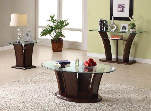 MANHATTAN IV Dark Cherry End Table, Brown Cherry - Rebatta Home Store