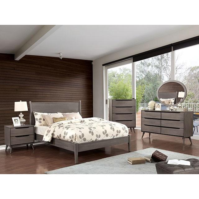 Lennart Gray Rectangular Mirror - Rebatta Home Store