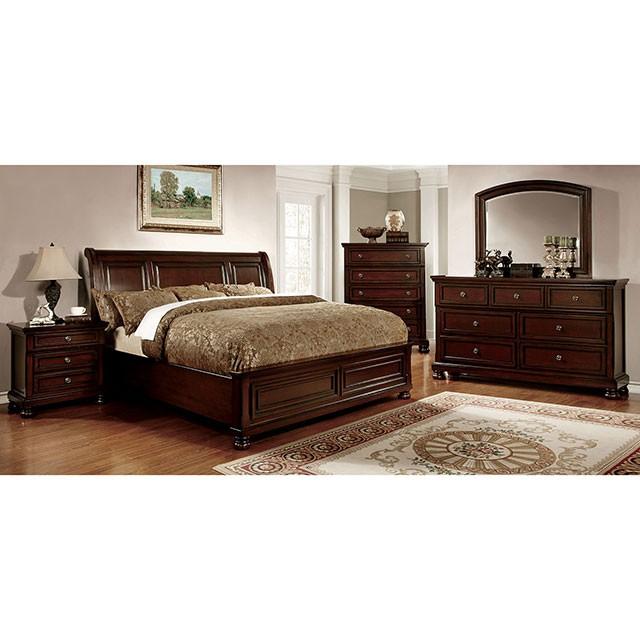NORTHVILLE Dark Cherry Night Stand - Rebatta Home Store