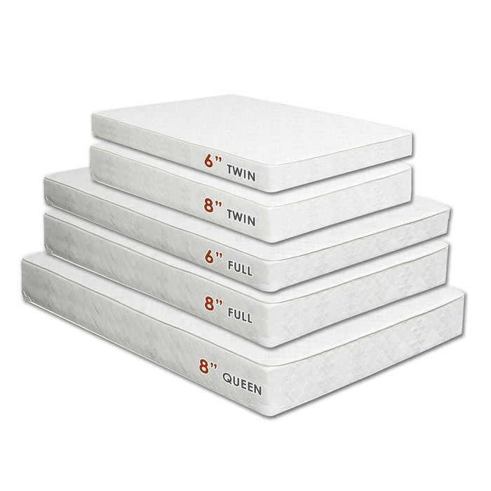 Daisy White 6" Bunkie Board Combo Mattress - Twin XL - Rebatta Home Store