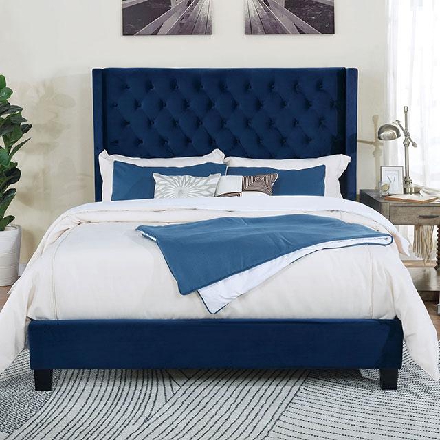 Ryleigh Bed Black, Grey, & Navy - Rebatta Home Store